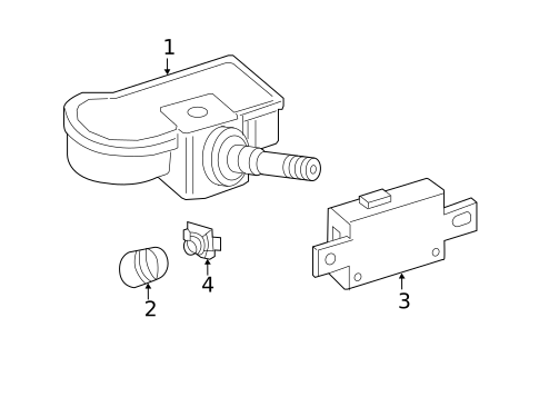 Tire Pressure Monitor Components for 2020 Mercedes-Benz G 63 AMG® #0