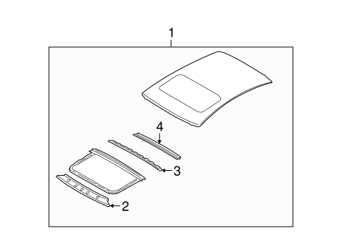 Roof & Components for 2011 Infiniti G37 #0