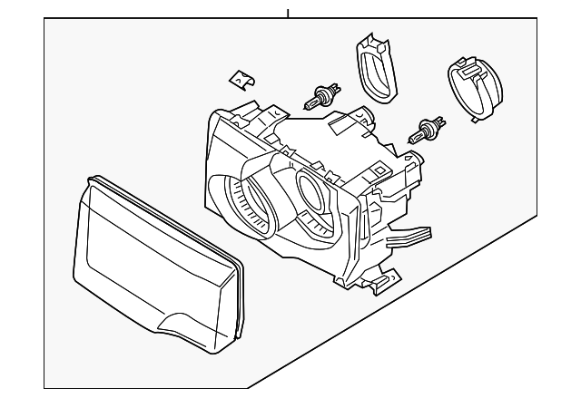 XBC000770 Деталь HEADLAMP ASSY, LEFT