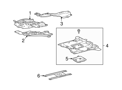 BODY/SPLASH SHIELDS for 2011 Toyota Land Cruiser #1