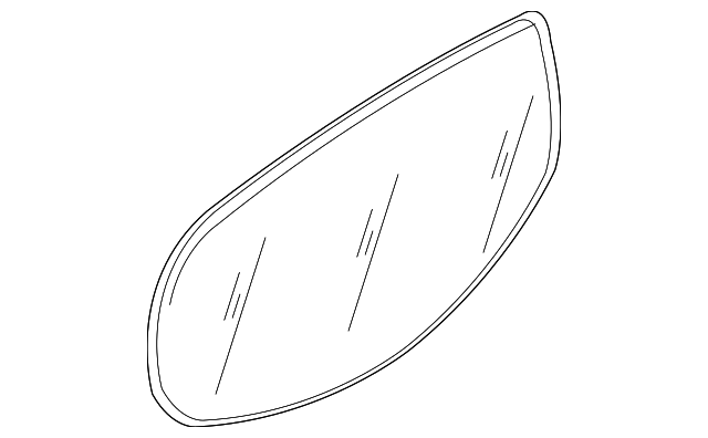 955-731-037-05 Деталь MIRROR GLASS, LEFT