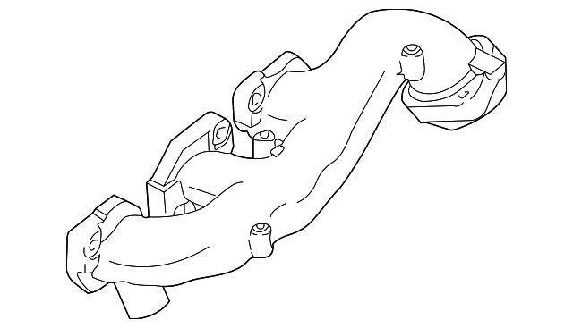 XR83346 Деталь EXHAUST MANIFOLD, RIGHT