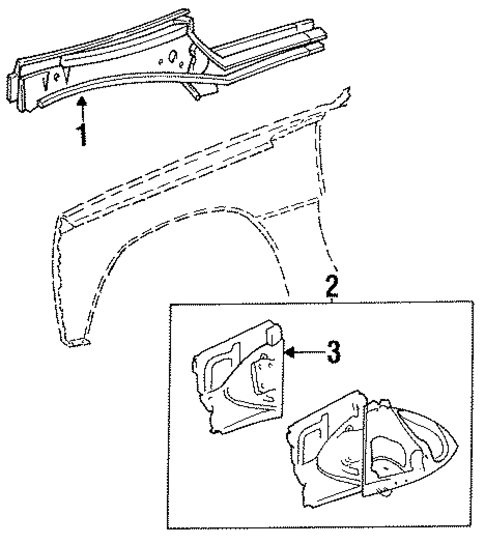 Comanche INNER STRUCTURE & RAILS