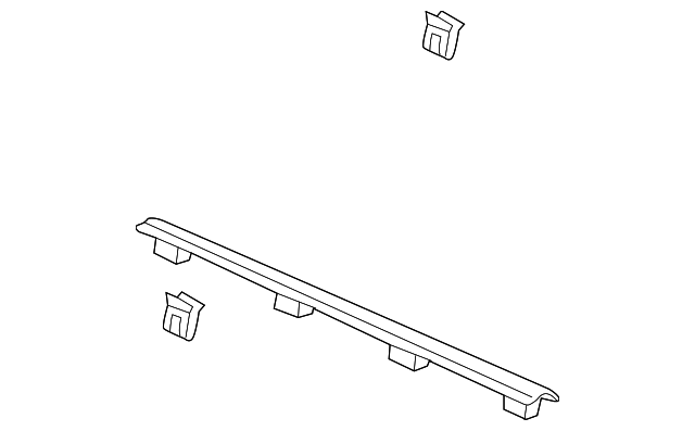12785371 CARPET RETAINER, LEFT