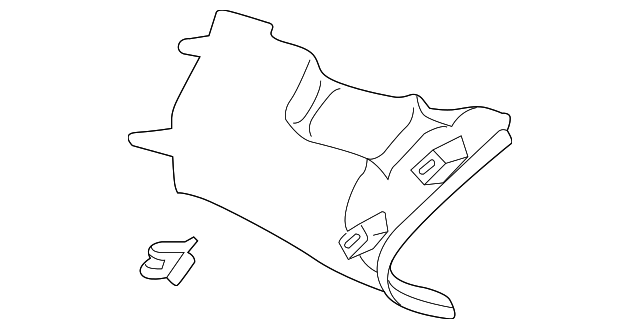 12802535 COWL KICK PANEL, RIGHT