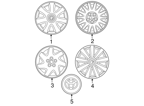 FRONT SUSPENSION/COVERS & TRIM for 2004 Toyota Camry #1