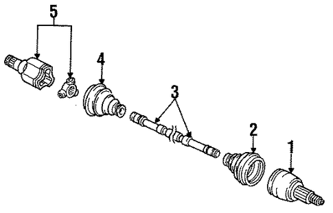 Sable DRIVE AXLES