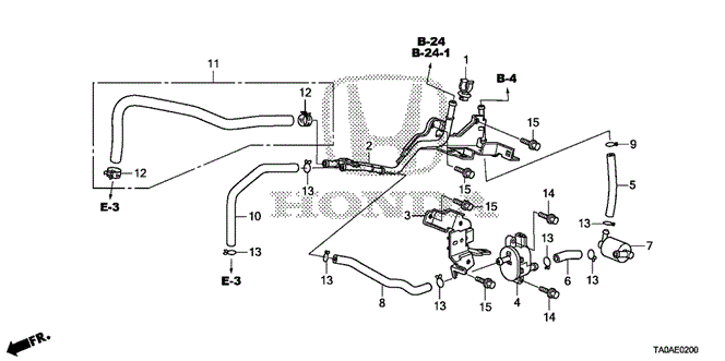 Engine/Install Pipe - Tubing (L4) for 2012 Honda ACCORD SEDAN #1