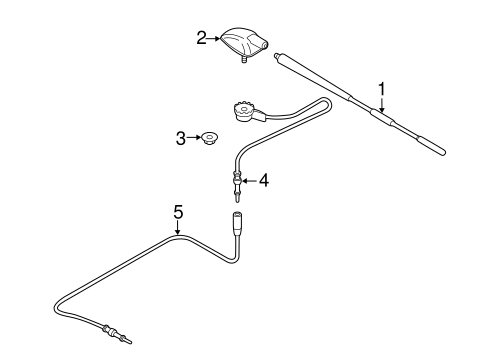 Antenna & Radio for 2012 Mazda 2 #0