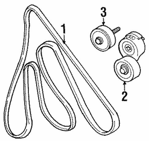 Belts & Pulleys for 2000 Ford Windstar #0