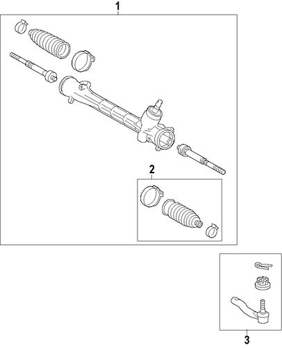 STEERING/STEERING GEAR & LINKAGE for 2014 Scion tC #1