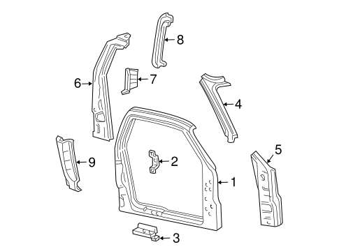 Body/Uniside for 2003 Ford F-150 #1