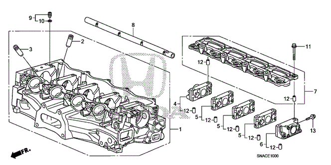 ENGINE/CYLINDER HEAD (1.8L) for 2010 Honda CIVIC SEDAN #1