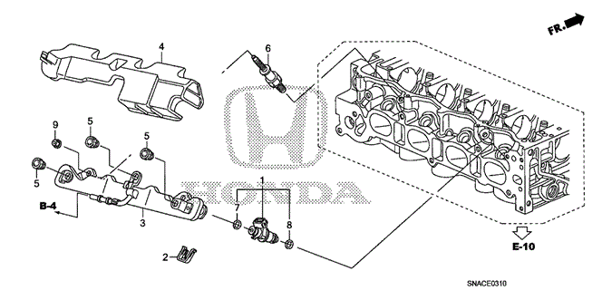 ENGINE/FUEL INJECTOR (1.8L) for 2011 Honda CIVIC SEDAN #1