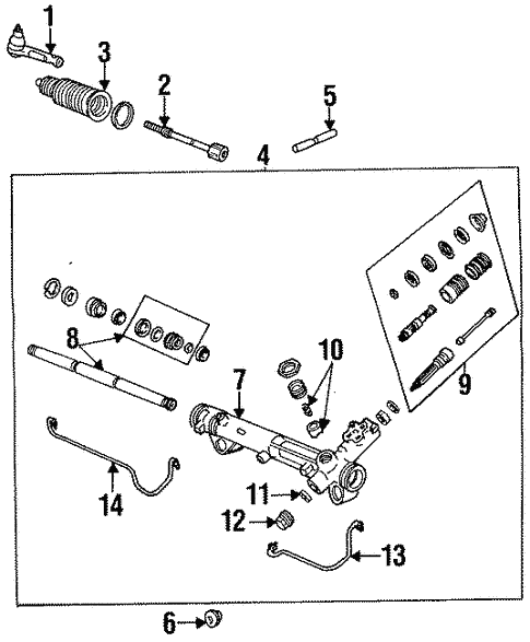 Steering/Steering Gear & Linkage for 1996 Ford Mustang #2