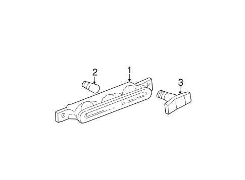 Grand Am HIGH MOUNTED STOP LAMP