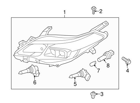 ELECTRICAL/BULBS - CHASSIS for 2013 Toyota Avalon #2