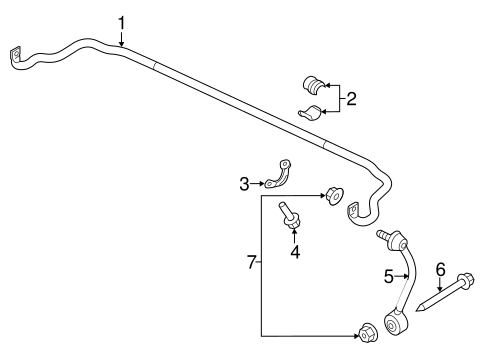 Cayenne STABILIZER BAR & COMPONENTS