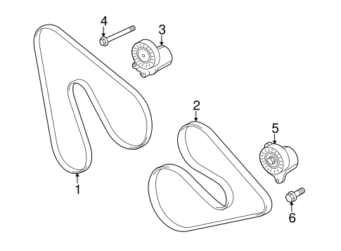 Cooling System/Belts & Pulleys for 2015 Ford Transit-350 HD #1