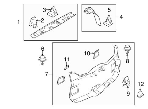 Interior Trim for 2013 Mazda 5 #0