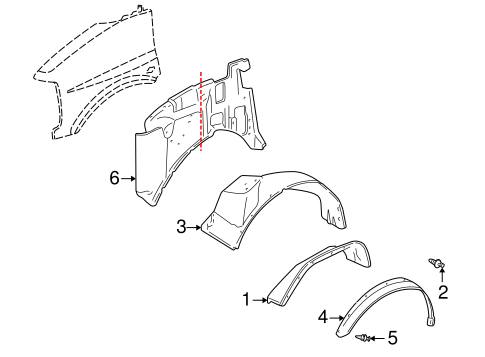 Savana 3500 INNER COMPONENTS