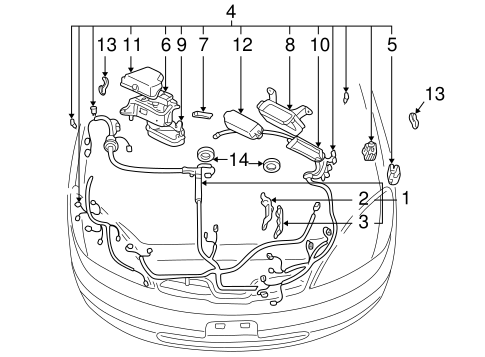 ELECTRICAL/WIRING HARNESS for 2003 Toyota Prius #1