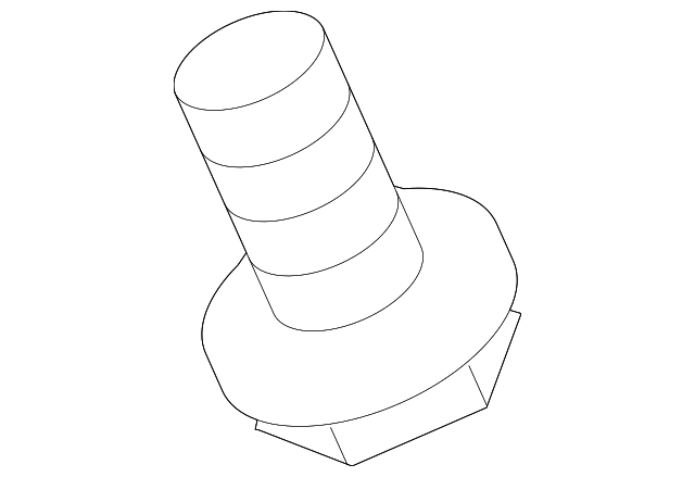 19183767 Деталь AXLE SUPPORT LOWER BOLT, RIGHT