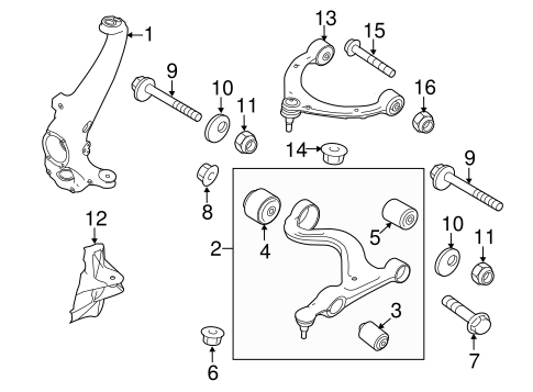 Panamera SUSPENSION COMPONENTS