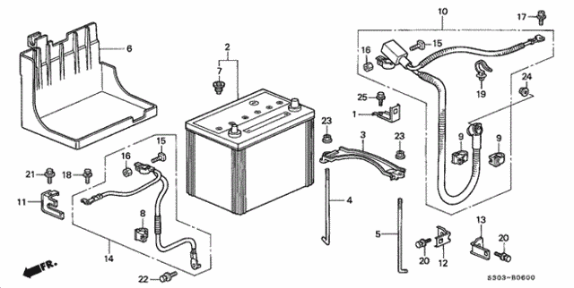 Battery for 2001 Honda Prelude #0