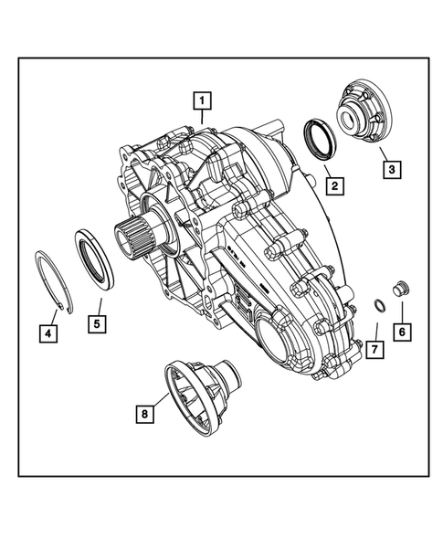Transfer Case Assembly for 2012 Jeep Grand Cherokee #0