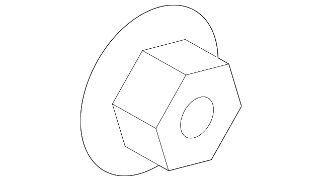 C2D38498 Деталь STRUT MOUNT NUT, LEFT