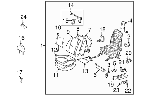 ELECTRICAL/POWER SEATS for 2007 Toyota RAV4 #1