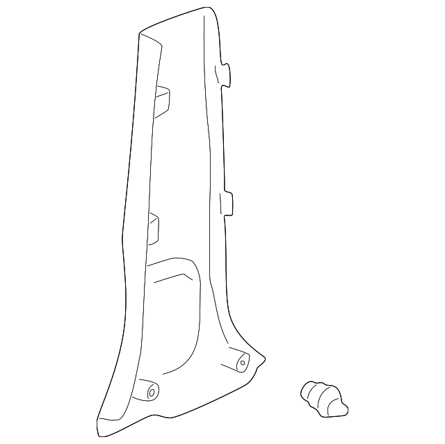 88972981 Деталь LWR CTR PLR TRIM, RIGHT