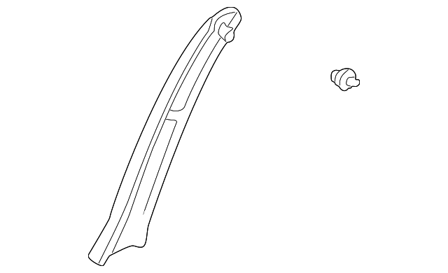 88970314 Деталь WNDSHLD PLR TRIM, RIGHT