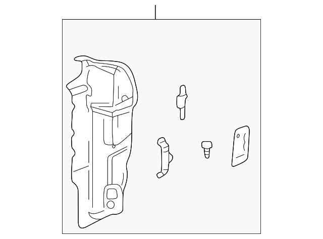 10300681 Деталь INNER PILLAR, LEFT