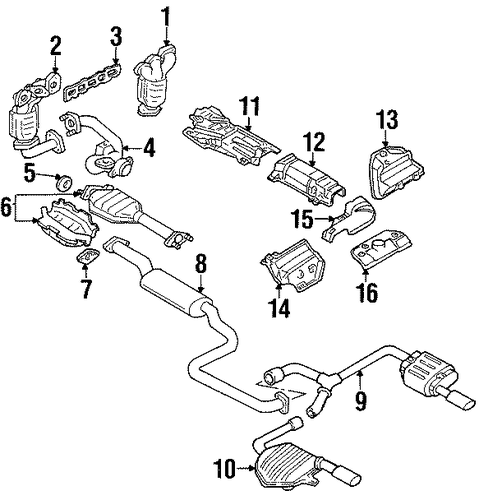 Cougar EXHAUST COMPONENTS