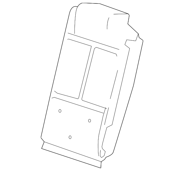 88994699 Деталь SEAT BACK COVER, LEFT