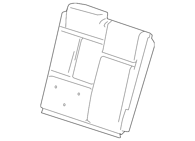 88994701 Деталь SEAT BACK COVER, RIGHT