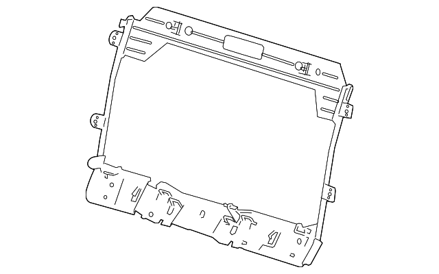 88994640 Деталь SEAT BACK FRAME