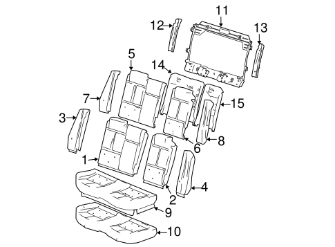 Grand Prix REAR SEAT COMPONENTS
