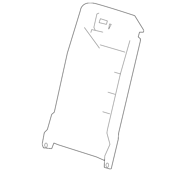 19124373 Деталь SEAT BACK PANEL, LEFT