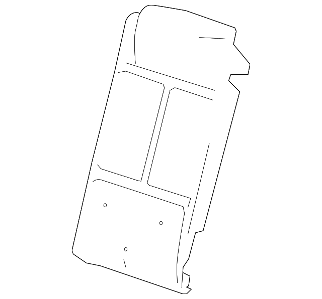 88992203 Деталь SEAT BACK PAD, LEFT