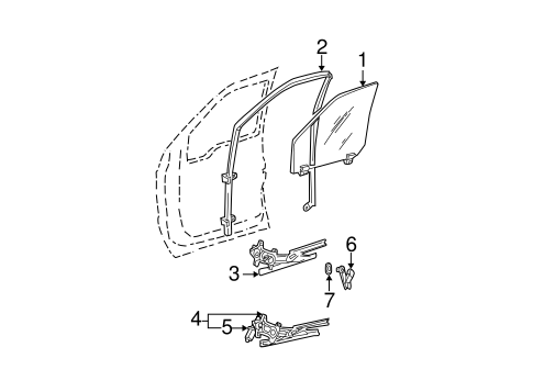 Electrical/Front Door for 2007 Ford F-250 Super Duty #4