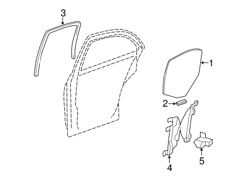 Body/Rear Door for 2009 Ford Taurus #2
