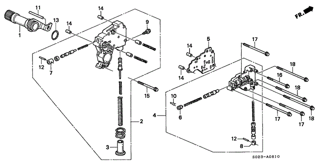 TRANSMISSION - AUTOMATIC/AT REGULATOR for 1996 Honda CIVIC COUPE #1