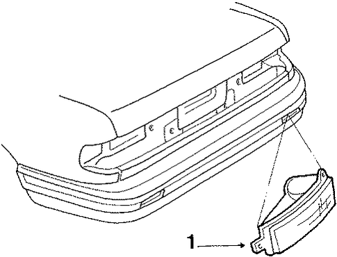 Bonneville REAR REFLECTOR
