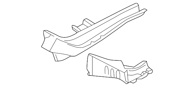 32007435 Деталь FRONT RAIL, LEFT