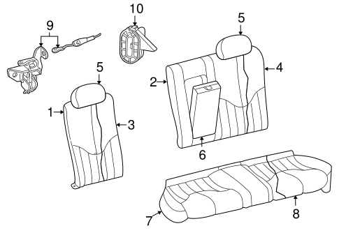 S-Type REAR SEAT COMPONENTS