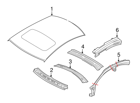 S80 ROOF & COMPONENTS