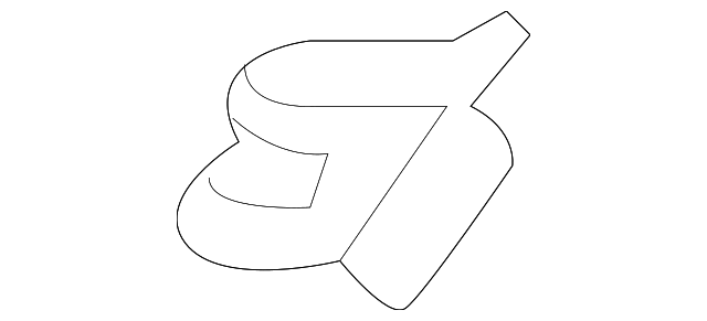 12787624 COWL KICK PANEL CLIP, LEFT